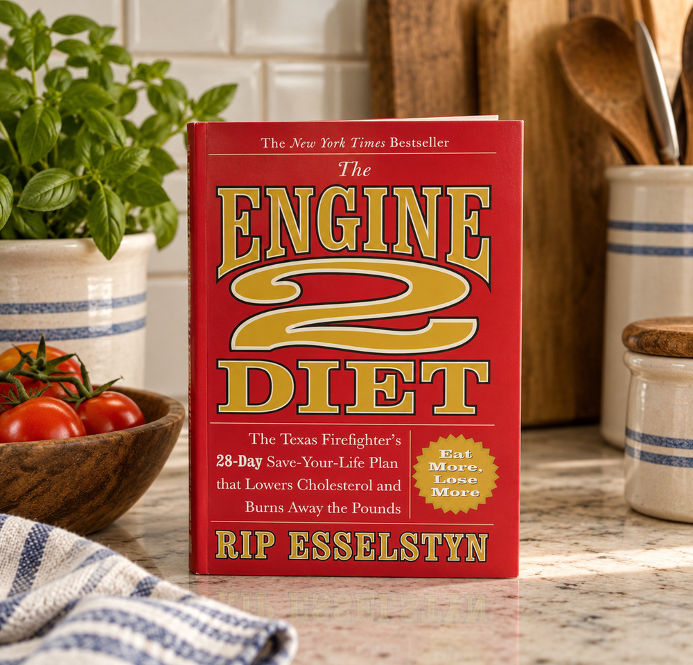 The Engine 2 Diet by Rip Esselstyn Plan plus Recipes Cookbook Hardcover